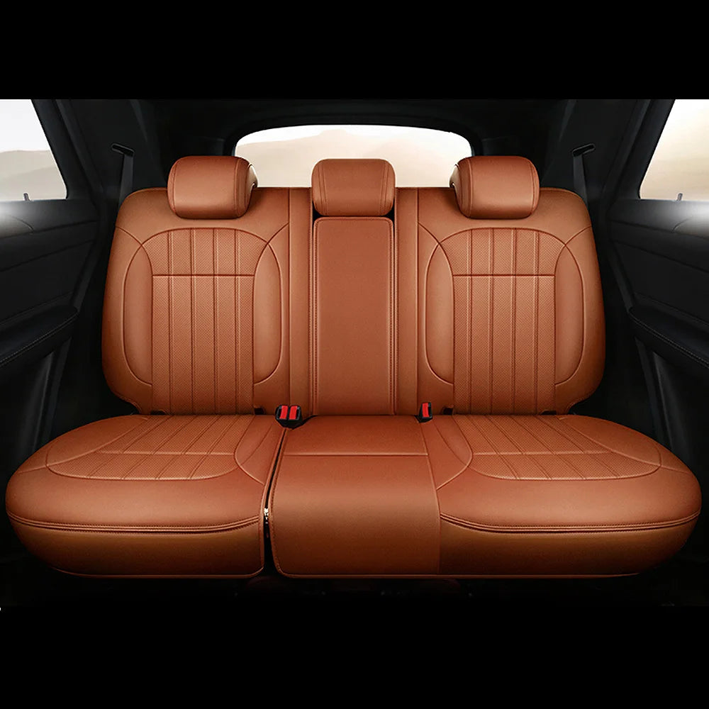 For Audi Q7 4L 2006 2007 2008 2009 2010 2011 2012 2013 2014 2015 Nappa Leather Custom Car Seat Covers Set Protector Accessories