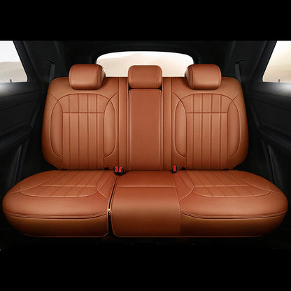 For Volvo XC60 I 2013 2014 2015 2016 2017 Vegan Nappa Leather Custom Car Seat Covers Full Set Interior Protector Accessories