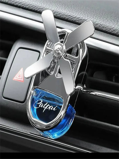 Car perfume Air conditioning outlet fan Car interior decoration aromatreatment decoration Car fragrance fragrance lasting light