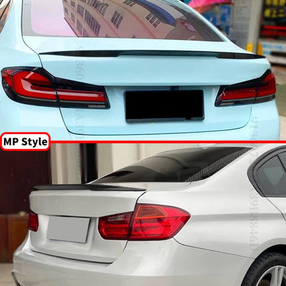 For BMW 3 Series F30 F31 2013-2018 Rear Spoiler Lip Wing Gloss Black Carbon Fiber 335i 328i 330i 340i