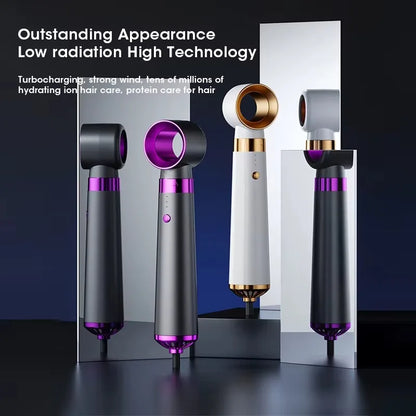 5 in 1 Multifunction Hair Dryer Hot Air Comb with Automatic Curling Rod Straightener Fast Dry Salon Tool