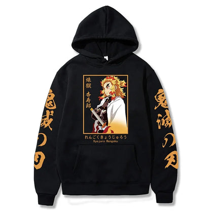 Japanese Anime Demon Slayer Plus Size Hoodie Women Sweatshirts Kamado Nezuko Print Hooded Harajuku Girl And Boy Casual Pullover