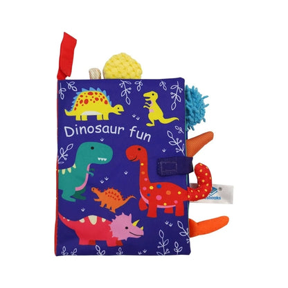 Newborn Sensory Toys For Babies Educational Baby Book Crib Toys Black White Baby Toys Animal Cloth Book Baby Toys 0 12 Months