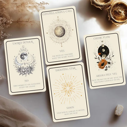 44 Card Deck, 13x8 Celestial Oracle Cards, Cosmic Guidance for Ultimate Personal Growth, Card Game for Inspiration
