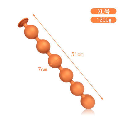 Huge Anal Plug 9cm Anal Beads 100% Liquid Silicone Soft Anal Balls Big Buttplug Prostate Massager Adult Sex Toys For Men
