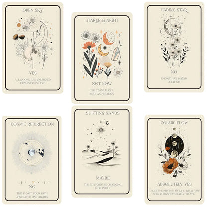 44 Card Deck, 13x8 Celestial Oracle Cards, Cosmic Guidance for Ultimate Personal Growth, Card Game for Inspiration