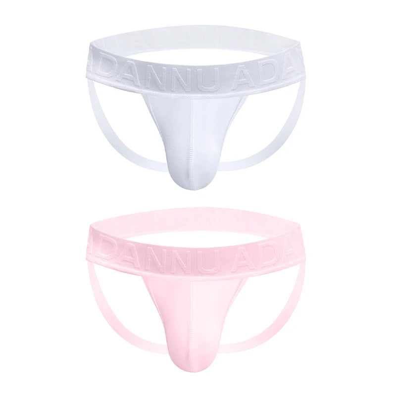 1/2/3PCS Mens Modal Sexy Breathable Quick Dry Sports Hip Lifting Jockstrap T-Back Thongs Bikini Underpants Sissy Panties for Men
