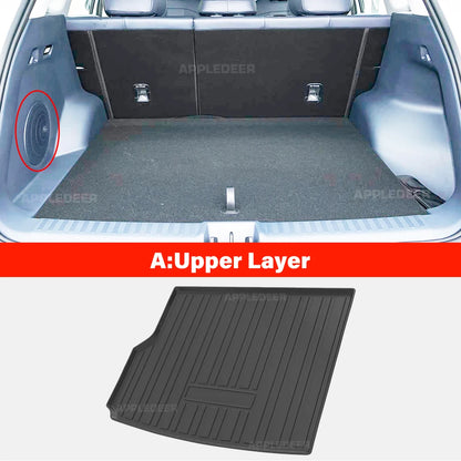 APPLEDEER For Geely EX5 / Galaxy E5 2024-2026 2025 TPE Trunk Mat All-Weather Non-Toxic Waterproof & Easy to Clean Cargo Liner