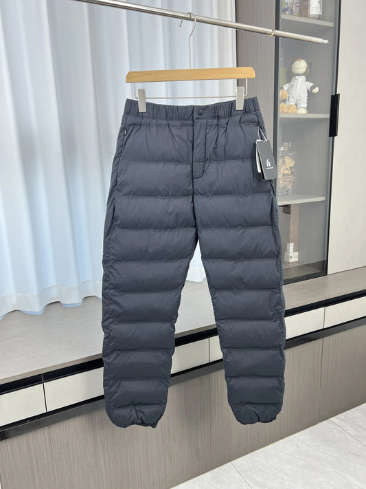 Ultra-Thick Men's Outdoor Tech Windproof Winter Thermal Cotton Trousers Straight Leg Long Pants Warm Youthful Home Wear