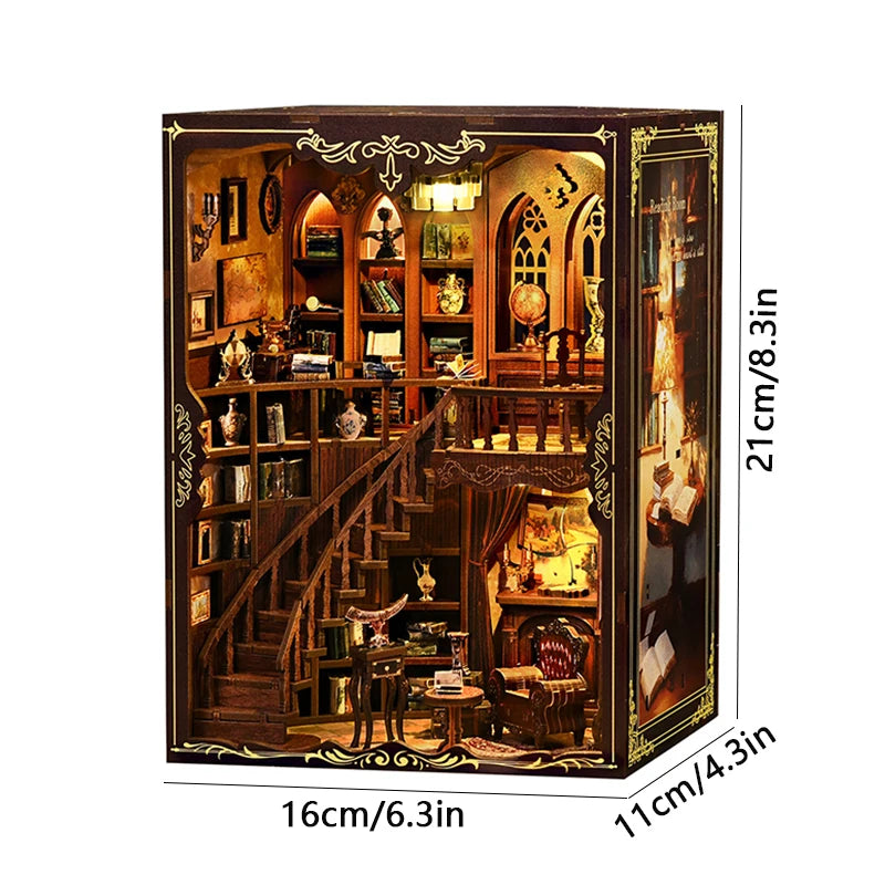 DIY Wooden Miniature Model Kits Wooden Doll House 3D Puzzle Dollhouse With Furniture Light For Friends Birthday Gifts