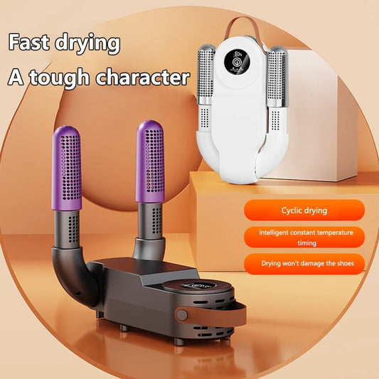 Intelligent Shoe Dryer With Both Dry And Wet Functions Deodorizing And Timed Design Foldable And Quick Drying Shoe Dryer