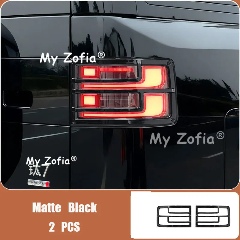 Car Styling Tail Light Frame Rear Fog Lamp Cover Protector Decoration Accessories for BYD Ti7 Leopard Titanium 7 2025 2026