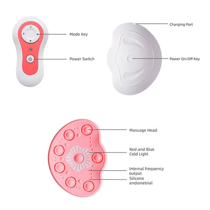 Breast Massager, Electric Breast Massager, Home Use Breast Care Device, Rechargeable Breast Massager for Enhancement.