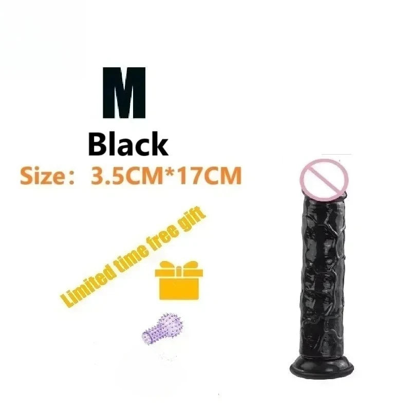 Dildos Sex Toys Dick Cheap Soft Female Vagina Clitoris Anal Masturbators Penis with Suction Cup 5 Colors Consolador Dildo Gode