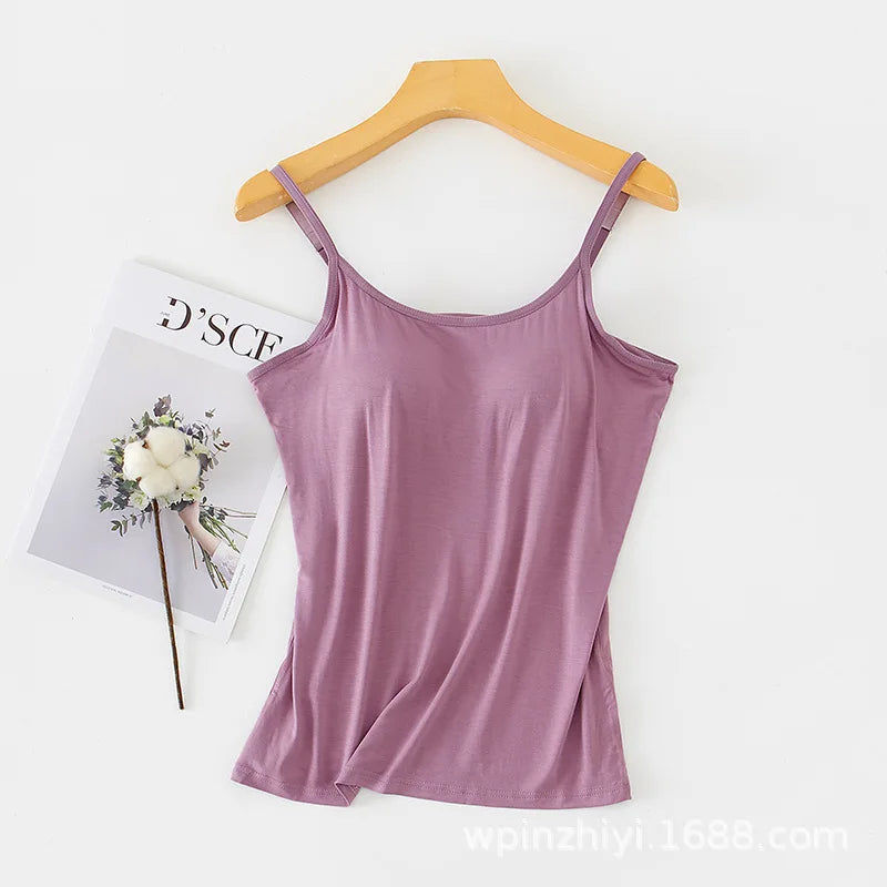 NHKDSASA Seamless Lingerie Women Vest Solid Crop Top Push Up Padded Bralette Woman Vest Basic Comfortable Soft Underwear 4XL