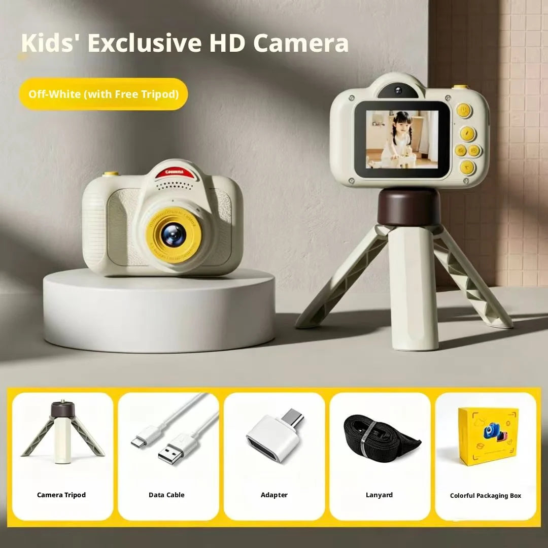 2026 New Kids Camera Cartoon Mini Digital Camera HD 1080P Video Recorder Portable Toddler Toys Birthday Gift for Boys Girls