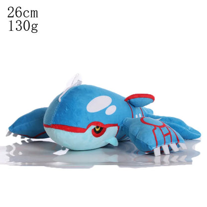 Pokemon Mega Dragonite Holding Dratini Sleeping Vaporeon Flareon Initial Pikachu Peluche Riding Gyarados Lapras Plush Doll