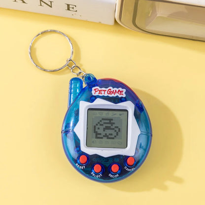 Collector's Edition Aqua Blue 3D Interactive Tamagotchi, Virtual Pet Retro Game Gift for Gamers