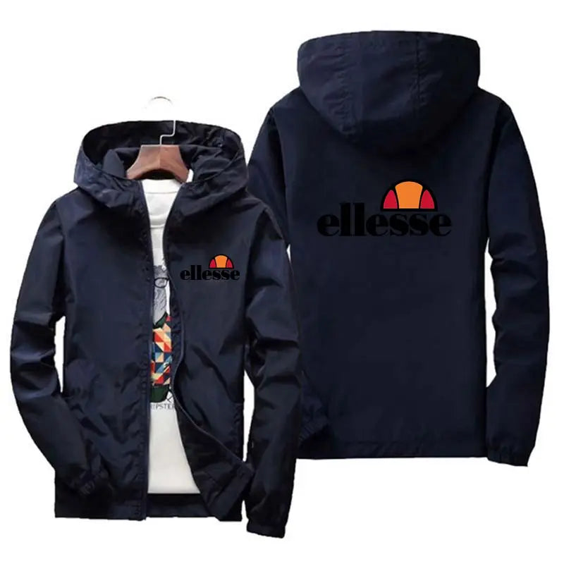 2026 spring and autumn new windbreaker mountaineering raincoat printed letters men's jacket coat