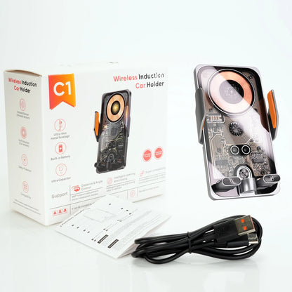 For Mazda CX60 CX80 CX-60 CX-80 Car Phone Holder Wireless Charger Magsafe Holder Auto Clamping Strong Magnet Mazda Accessories