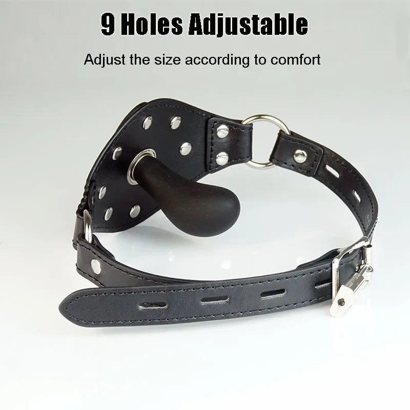 Pumped Inflatable BDSM Gag in Mouth Bondage,Silicone Vagina Butt Anal Plug/Dilator Large/ Training,Sex Toys For Couples