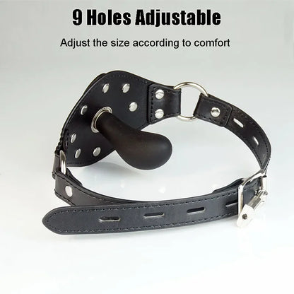 Pumped Inflatable BDSM Gag in Mouth Bondage,Silicone Vagina Butt Anal Plug/Dilator Large/ Training,Sex Toys For Couples