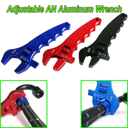 AN Aluminum Wrench Adjustable Hose Connector Tool Aluminum Wrench Hose Adapter End