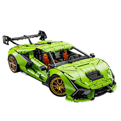 1:6 Technical APP Remote Control Super Speed Racing Lambo SVJ Hypercar Building Blocks Ornament Bricks Toys Christmas Gifts