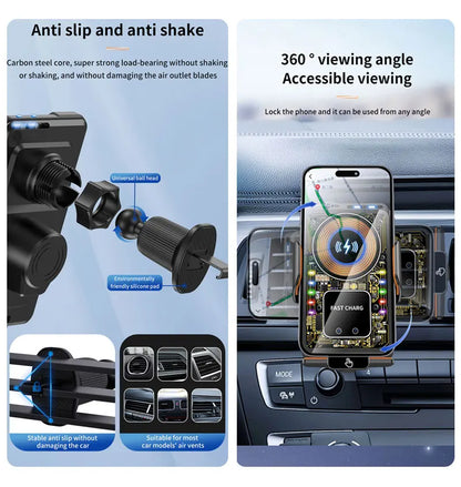 Car Phone Holder vent For Lexus CT ct200h 2011 2012 2013-2023 Magnetic Wireless Charging Car phone For Magsafe Mount Accessories
