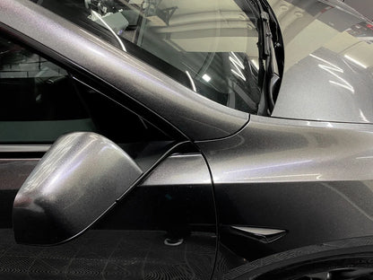 Car Satin Metalliced Graphite Grey Sticker Waterproof Air Release DIY Stickers Car Adhesive Vinyl for Auto Motorcycle Body Decor