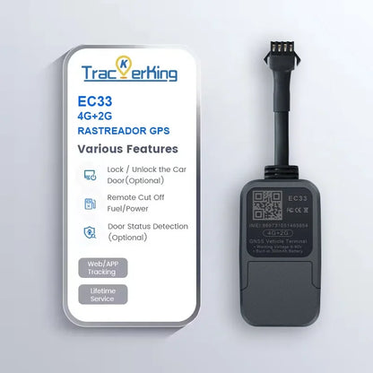 Gps Tracker Car Motorcycle Satellite Locator Trackerking mini EC33 4G Anti-Theft Device GPS/GSM Locator For Car
