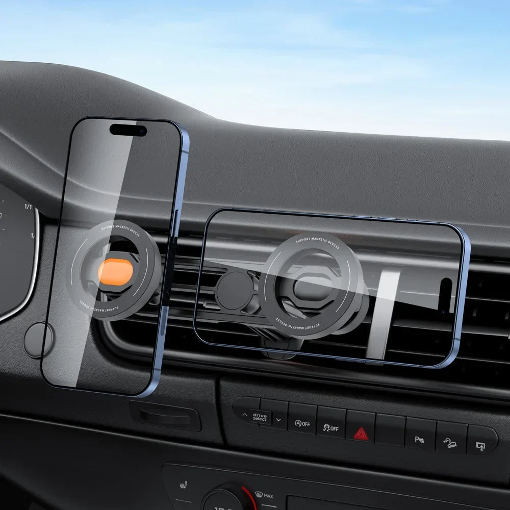 Universal Car Air Vent Magnet Phone Holder Magnetic 2 Phone Mounts Vehicel Car Smart Phone Holders Stands Bracket for Magsafe