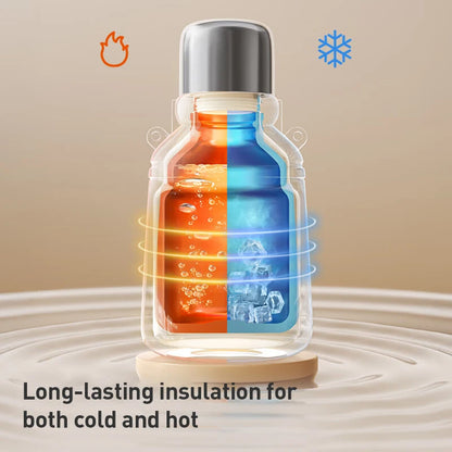 Philips handheld thermos bottle 1L thermos cup, children's handheld thermos pot,leak-proof,316 stainless steel construction