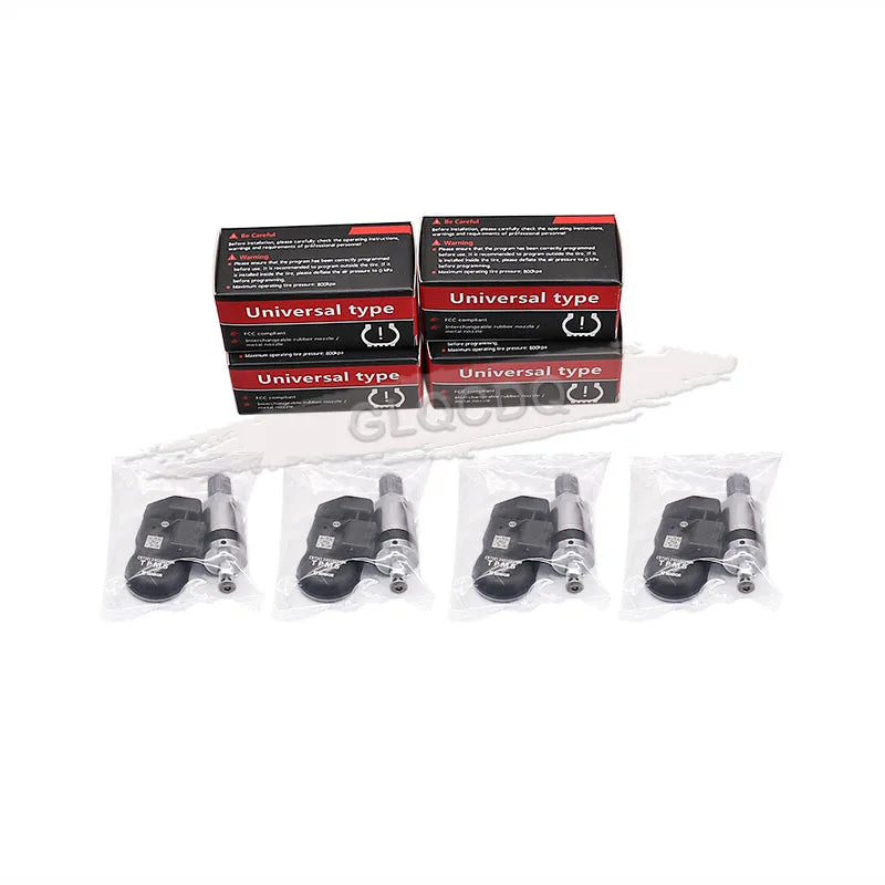 TPMS Sensors MX Tire Sensor 2 in 1 Metal Rubber Stem Programmable Screw-in Tire Pressure Monitoring Sensor TS408 TS600 TS508