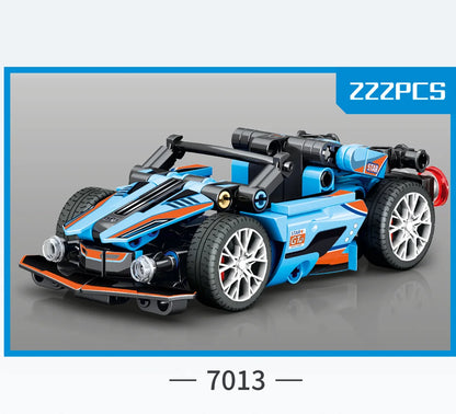 City Technique Speed Racing Car old Classic Sport Model Building Brick Super Racer Great Rally Vehicles Block Christmas gift Toy