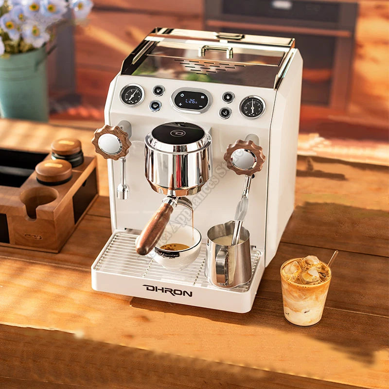Coffee Maker Household Professional Semi Automatic Italian Coffee Household Small Commercial Milk Tea Shop Machine