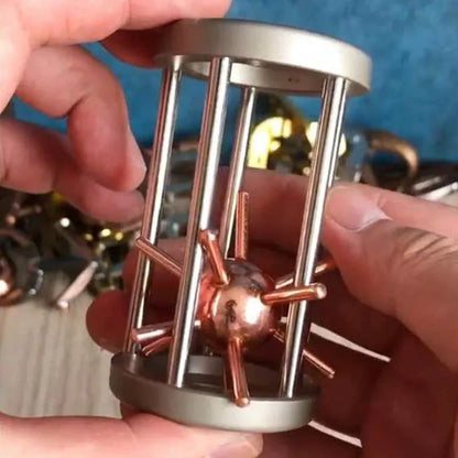 Metal and Wooden Brain Teaser Puzzles 3D Unlock Interlocking Disentanglement Educational Logic IQ Toys For Kids & Adults