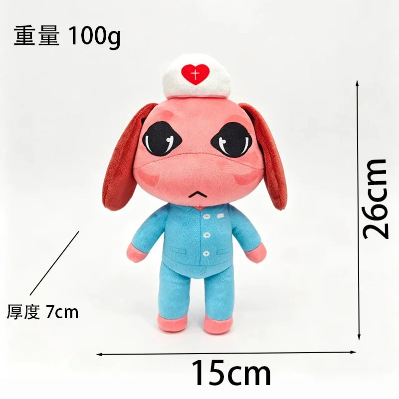 New Horror Game Animal Hospital Plush Doll Cute Ratthew Barney Dr.Harlow Stuffed Doll Periphery Collect Gifts For Fans