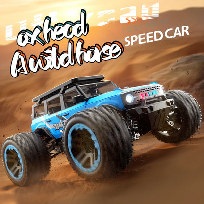 1:20 4WD RC Car 55KM/H With LED Professional Off-Road Racing Brushless 2.4G Remote Control Cars High Speed Drift Monster Truck