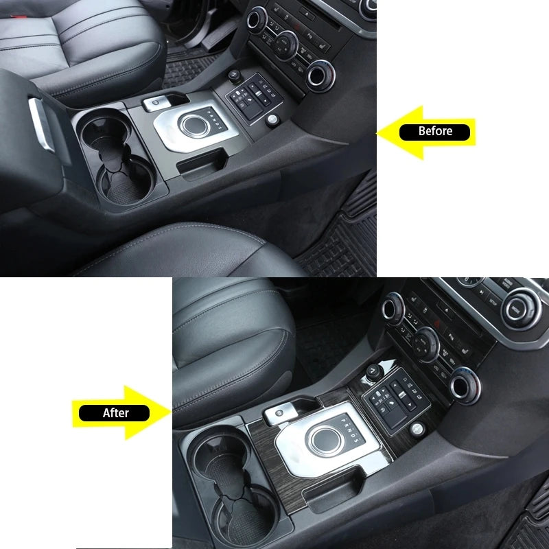 For Land Rover Discovery 4 LR4 2010-2016 Accessories ABS Car Center Console Gear Shift Frame Decoration Cover Trim Sticker