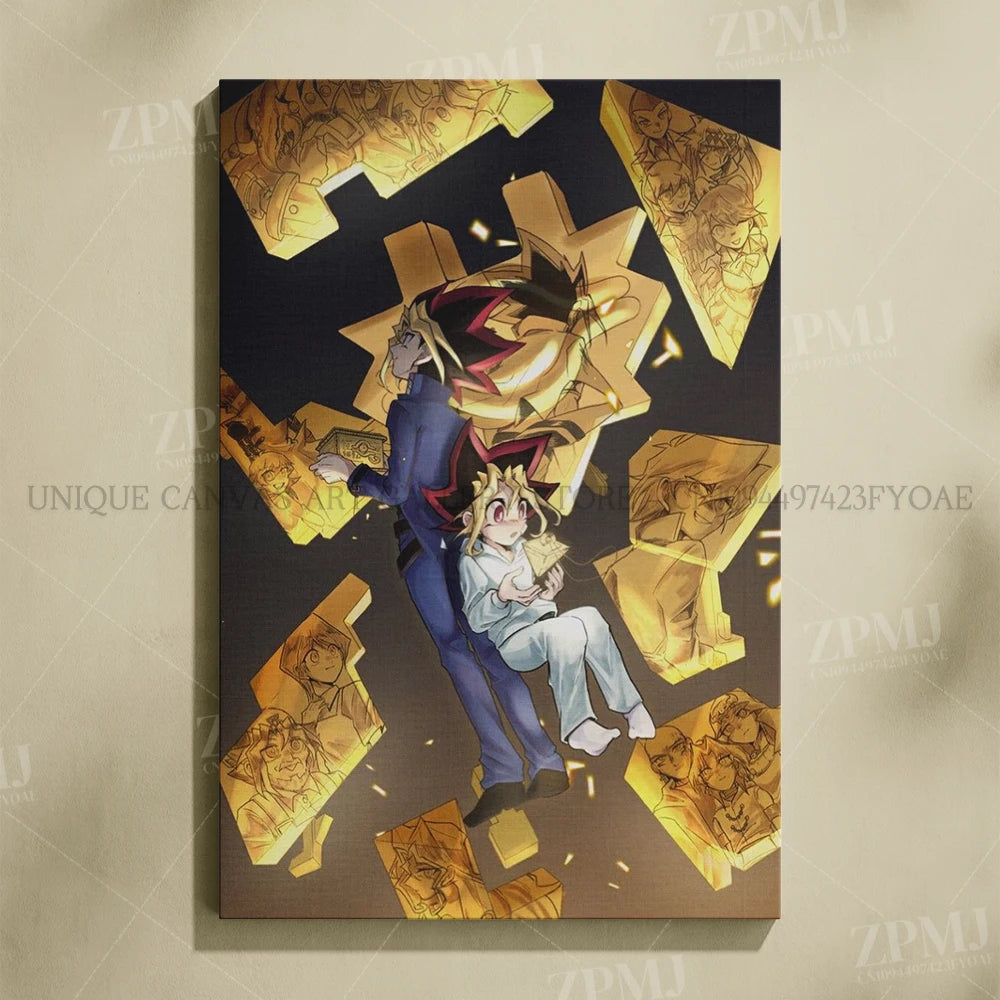 Yu-Gi-Oh! Canvas Pictures Painting Anime Figures Home Decoration Prints Poster For Living Room Frameless Wall Artwork Mural