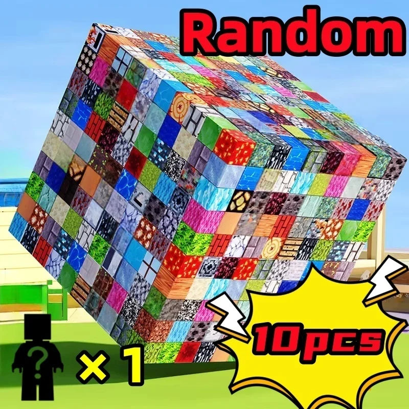 Mine Magnetic Building Block World Magnetic Building Block Set Art Enthusiasts Block Toy Construction Magnet Toy Birthday Gift