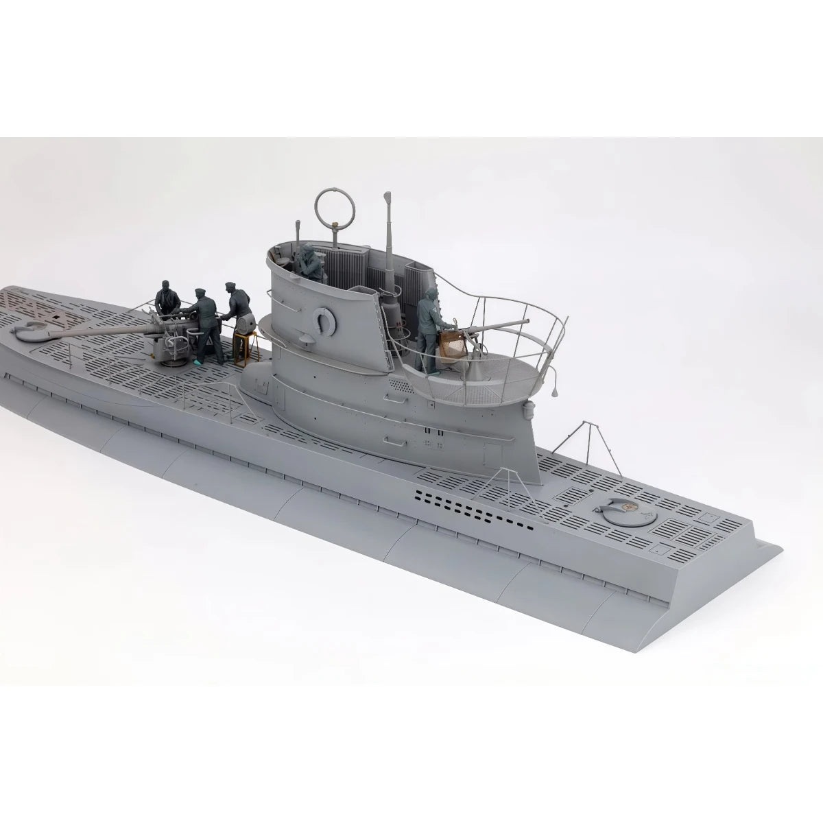 1/35 Resin Unpainted Model Kit, Military Theme, German Submarine and Commander (6 Figures) Unassembled and Unpainted GK