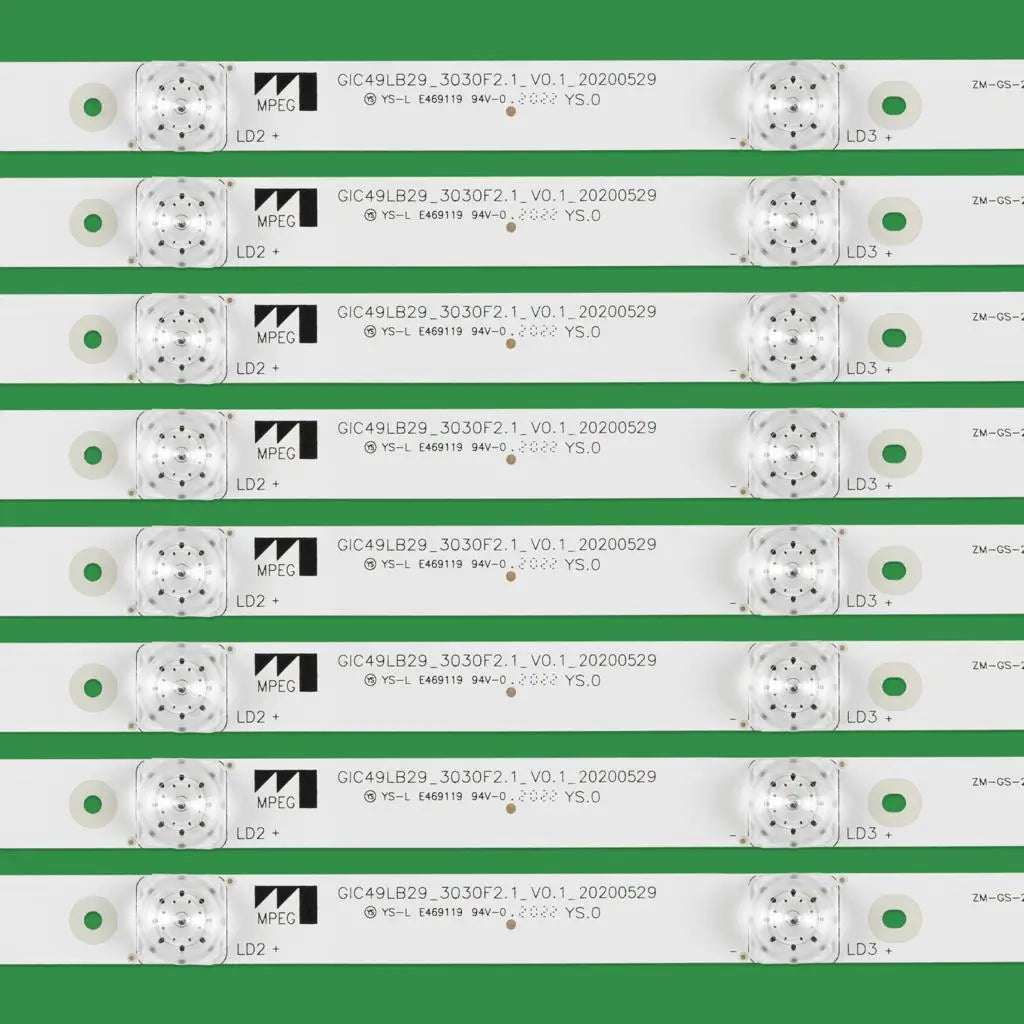 4LED LED Backlight Strip GIC49LB29_3030F2.1_V0.1 For THOMSON 49UC6306X1 49UD6596 49A950C 49P3C 49P3F For LEHUA 49BC7600