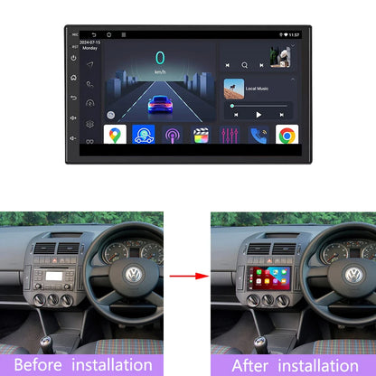 7''  For VW Polo MK4 2001-2007 Car Radio Stereo Android 15 Auto Navi CarPlay Wifi Rear Camera Head Unit GPS FM BT Google Map FM