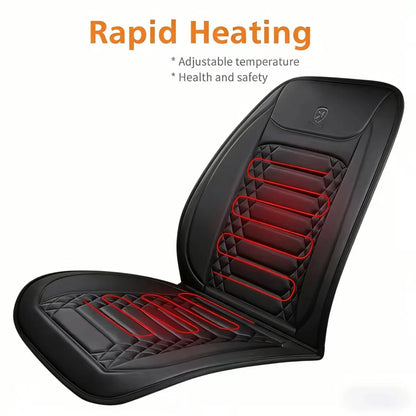 1/2pcs Winter Heated Car Seat Cover 12V Heating Warmer Car Seat Cushion Auto Universal Car Seat Protector Cloak Cover Pads Set