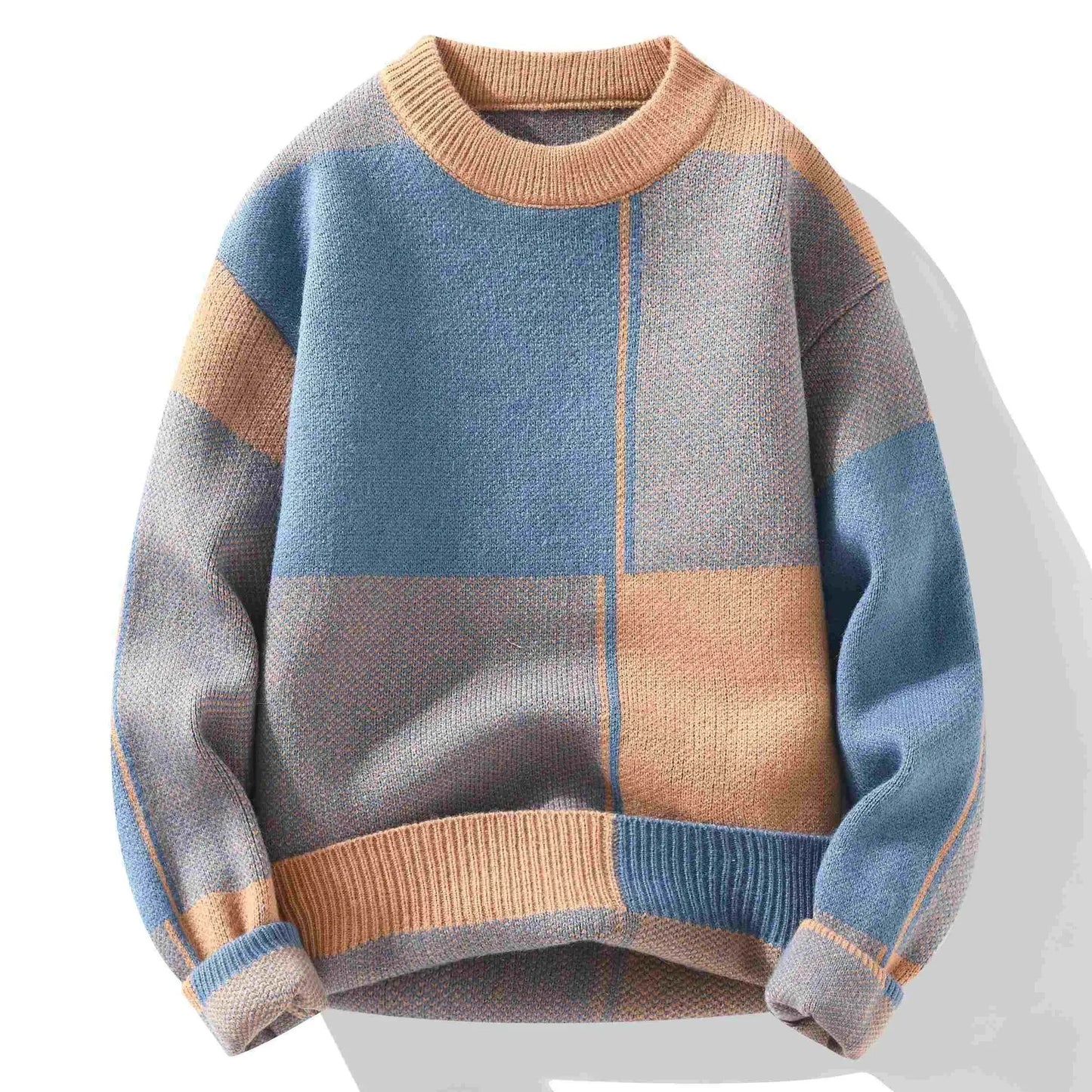 Round Collar Crewneck Long Sleeve Thick Knitwear Original Autumnr and Winter Pullover Man Casual Y2k Knitted Sweaters for Men