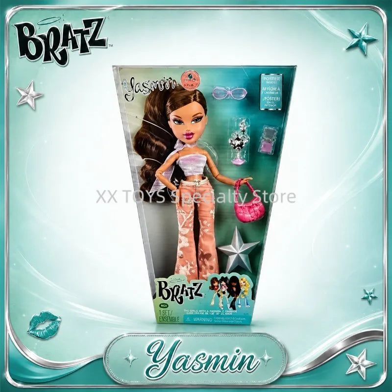 Original Bratz 25th Anniversary 2001 Reimagined Cloe Jade Sasha Yasmin Accessories Collectible Fashion Dress Doll Girls Gift Toy