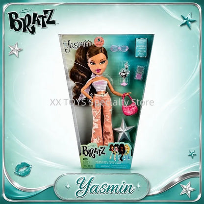 Original Bratz 25th Anniversary 2001 Reimagined Cloe Jade Sasha Yasmin Accessories Collectible Fashion Dress Doll Girls Gift Toy