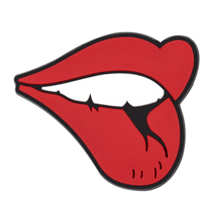 1/25PCS Red Romance & Glam Theme Shoe Charms Set DIY Decorative Pins Lips Heart Lipstick Clogs Accessories for Women Men Gifts